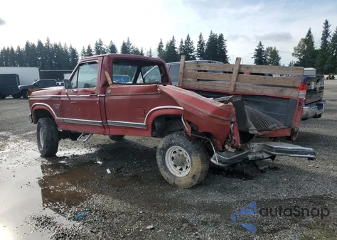 1984 Ford F250 из США, поврежденный, VIN 2FTHF2616ECA06852